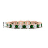 Load image into Gallery viewer, 0.85 Carat Alternating Size Round Diamond Eternity Ring