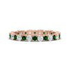 Load image into Gallery viewer, 0.85 Carat Alternating Size Round Diamond Eternity Ring