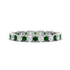 Load image into Gallery viewer, 0.85 Carat Alternating Size Round Diamond Eternity Ring