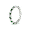Load image into Gallery viewer, 0.85 Carat Alternating Size Round Diamond Eternity Ring