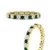 Load image into Gallery viewer, 0.85 Carat Alternating Size Round Diamond Eternity Ring