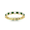 Load image into Gallery viewer, 0.85 Carat Alternating Size Round Diamond Eternity Ring