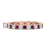 Load image into Gallery viewer, 0.85 Carat Alternating Size Round Diamond Eternity Ring