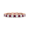 Load image into Gallery viewer, 0.85 Carat Alternating Size Round Diamond Eternity Ring