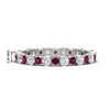 Load image into Gallery viewer, 0.85 Carat Alternating Size Round Diamond Eternity Ring
