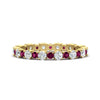 Load image into Gallery viewer, 0.85 Carat Alternating Size Round Diamond Eternity Ring