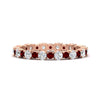 Load image into Gallery viewer, 0.85 Carat Alternating Size Round Diamond Eternity Ring