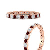 Load image into Gallery viewer, 0.85 Carat Alternating Size Round Diamond Eternity Ring