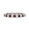 Load image into Gallery viewer, 0.85 Carat Alternating Size Round Diamond Eternity Ring