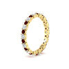 Load image into Gallery viewer, 0.85 Carat Alternating Size Round Diamond Eternity Ring
