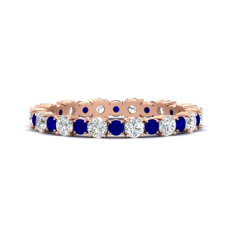 0.75 Carat Round Diamond Alternating Size Eternity Ring