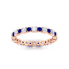 Load image into Gallery viewer, 0.85 Carat Alternating Size Round Diamond Eternity Ring