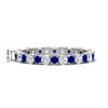 Load image into Gallery viewer, 0.85 Carat Alternating Size Round Diamond Eternity Ring