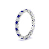 Load image into Gallery viewer, 0.85 Carat Alternating Size Round Diamond Eternity Ring