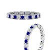 Load image into Gallery viewer, 0.85 Carat Alternating Size Round Diamond Eternity Ring