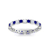 Load image into Gallery viewer, 0.85 Carat Alternating Size Round Diamond Eternity Ring