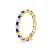 Load image into Gallery viewer, 0.85 Carat Alternating Size Round Diamond Eternity Ring