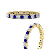 Load image into Gallery viewer, 0.85 Carat Alternating Size Round Diamond Eternity Ring