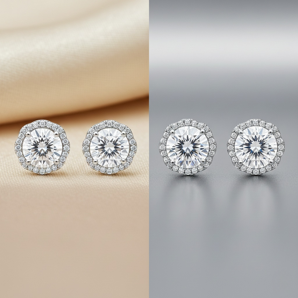 Lab-Grown vs Natural Diamonds for Stud Earrings: Does It Change the Size You Should Buy?