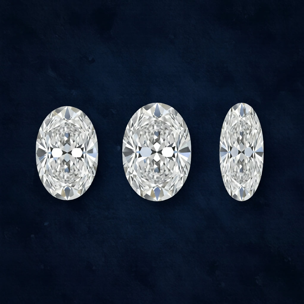 Best Oval Diamond Ratio (Recommended Range)