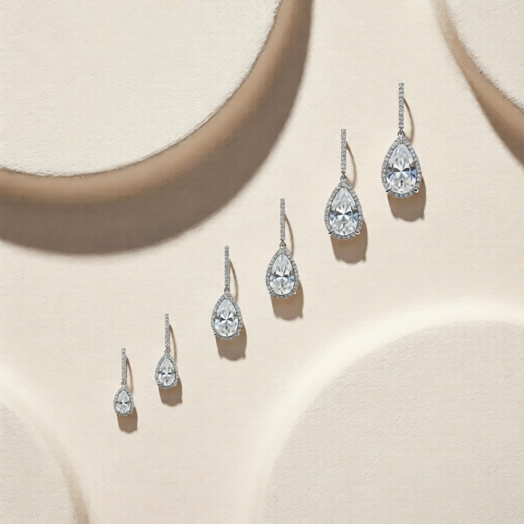 How to Choose the Right Size Teardrop Diamond Earrings