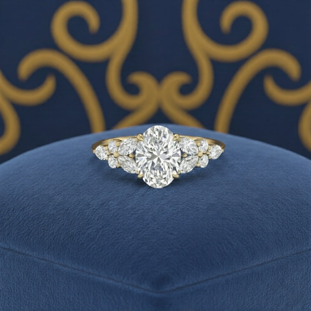 Vintage Inspired Cultured Diamond Rings