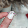 Load image into Gallery viewer, 1-Carat-Princess-Cut-Lab-Diamond-Ring-High-Set-With-Ruby-FD9918PRR-1CT-FI-WG