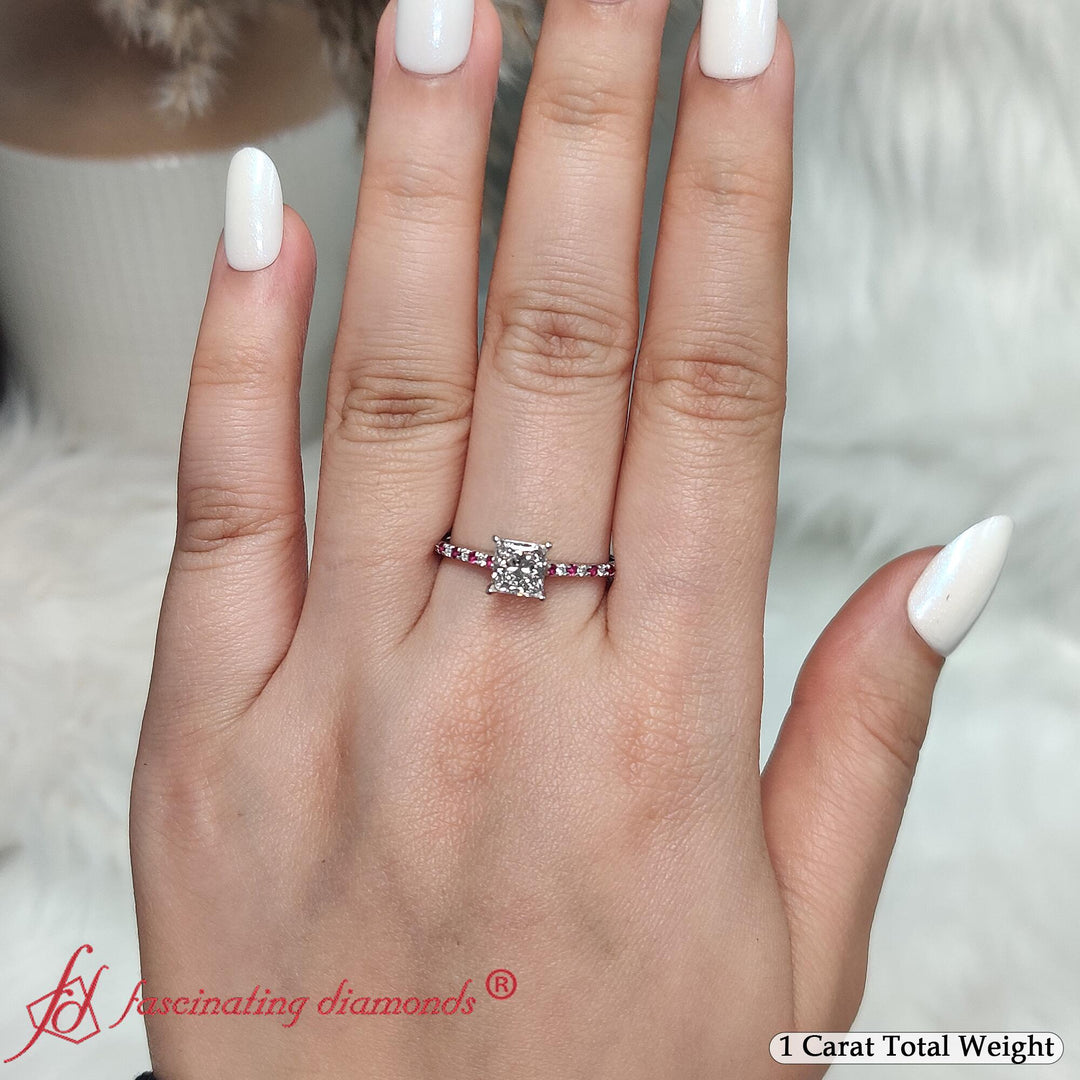 1-Carat-Princess-Cut-Lab-Diamond-Ring-High-Set-With-Ruby-FD9918PRR-1CT-FI-WG