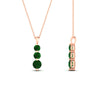 Load image into Gallery viewer, 1-carat-3-stone-emerald-necklace-pendant-in-rose-gold-FDPD11293GEMGRANGLE2-1.00CT-NL-RG_81ea8dba-f3b7-45fc-88b7-01d3c487e8e7.jpg?v=1752569872