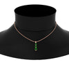 Load image into Gallery viewer, 1-carat-3-stone-emerald-necklace-pendant-in-rose-gold-FDPD11293GEMGRNECK-1.00CT-NL-RG_1cd74d68-ea7d-43b1-a951-ad984e9f8b55.jpg?v=1752569872