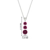 Load image into Gallery viewer, 1-carat-3-stone-pink-sapphire-necklace-pendant-in-white-gold-FDPD11293GSADRPIANGLE1-1.00CT-NL-WG-HW.jpg?v=1752569873
