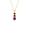 Load image into Gallery viewer, 1-carat-3-stone-pink-sapphire-necklace-pendant-in-yellow-gold-FDPD11293GSADRPIANGLE1-1.00CT-NL-YG.jpg?v=1752569873
