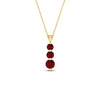 Load image into Gallery viewer, 1-carat-3-stone-ruby-necklace-pendant-in-yellow-gold-FDPD11293GRUDRANGLE1-1.00CT-NL-YG.jpg?v=1752569873