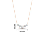 Load image into Gallery viewer, 1-carat-5-diamond-anniversary-gift-necklace-in-FD-PD11130RO-1.00CT-NL-RG
