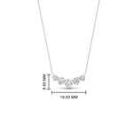 Load image into Gallery viewer, 1-carat-5-diamond-anniversary-gift-necklace-in-FD-PD11130RO-1.00CT-NL-WG
