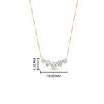 Load image into Gallery viewer, 1-carat-5-diamond-anniversary-gift-necklace-in-FD-PD11130RO-1.00CT-NL-YG
