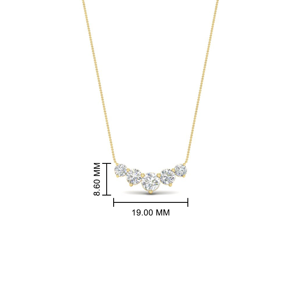 1-carat-5-diamond-anniversary-gift-necklace-in-FD-PD11130RO-1.00CT-NL-YG