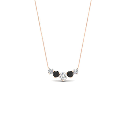 1-carat-5-diamond-anniversary-gift-necklace-with-black-diamond-in-FD-PD11130ROGBLACK-1.00CT-NL-RG