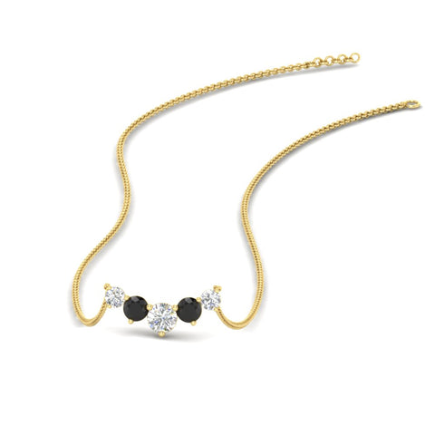 1-carat-5-diamond-anniversary-gift-necklace-with-black-diamond-in-FD-PD11130ROGBLACK-1.00CT-NL-YG