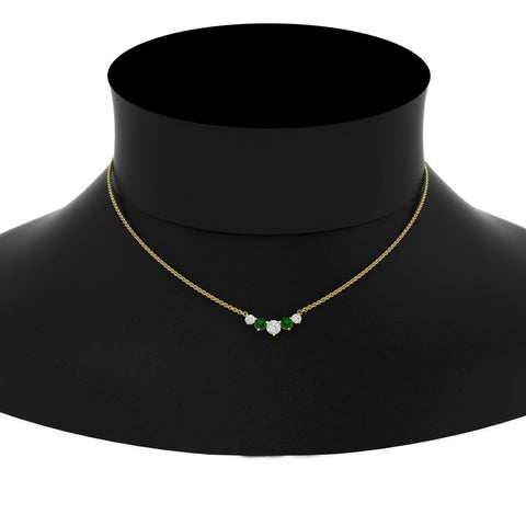 1-carat-5-diamond-anniversary-gift-necklace-with-emerald-in-FD-PD11130ROGEMGR-1.00CT-NL-YG