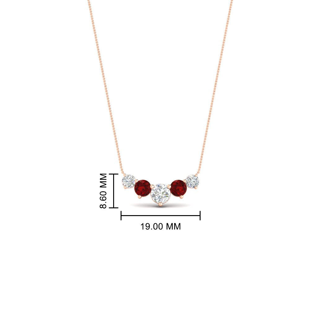 1-carat-5-diamond-anniversary-gift-necklace-with-ruby-in-FD-PD11130ROGRUDR-1.00CT-NL-RG
