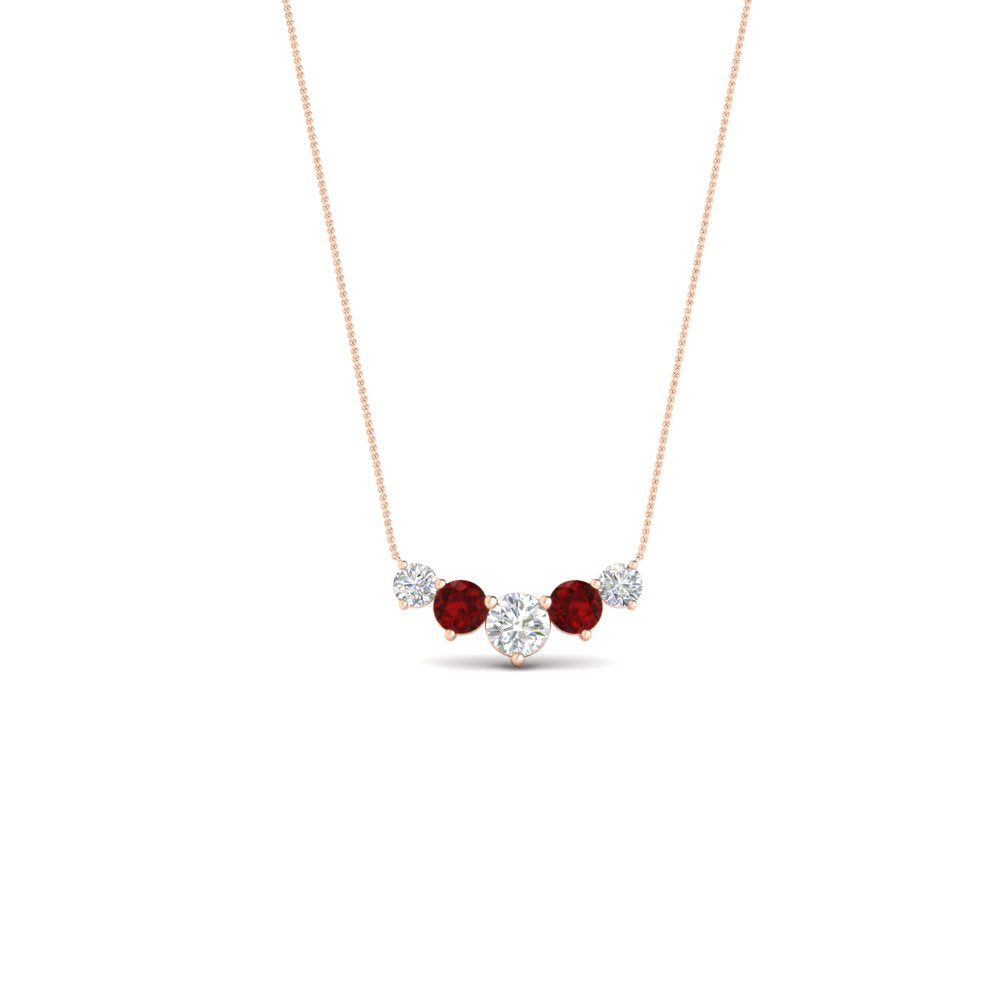 1-carat-5-diamond-anniversary-gift-necklace-with-ruby-in-FD-PD11130ROGRUDR-1.00CT-NL-RG