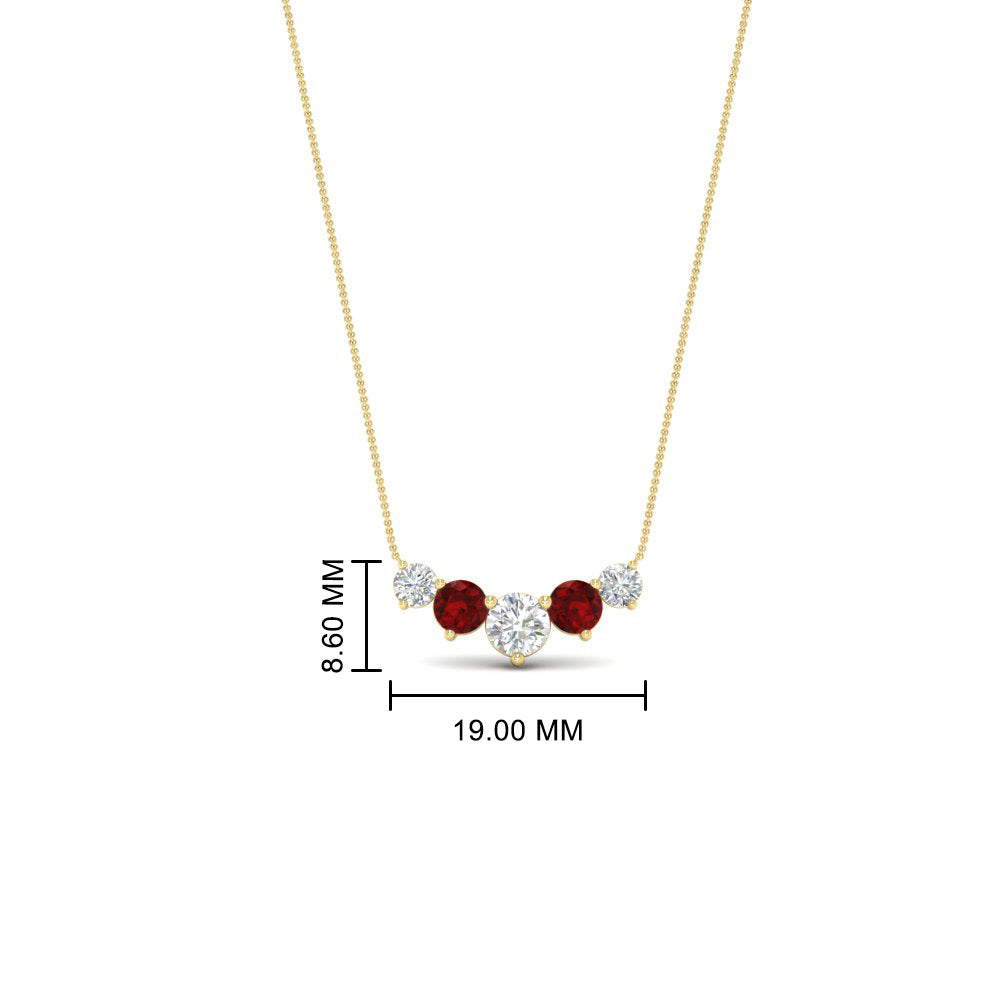 1-carat-5-diamond-anniversary-gift-necklace-with-ruby-in-FD-PD11130ROGRUDR-1.00CT-NL-YG