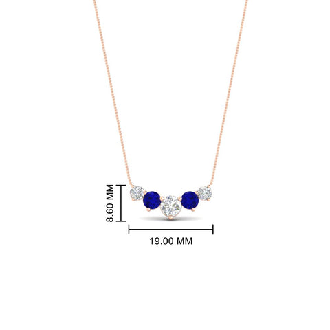 1-carat-5-diamond-anniversary-gift-necklace-with-sapphire-in-FD-PD11130ROGSABL-1.00CT-NL-RG
