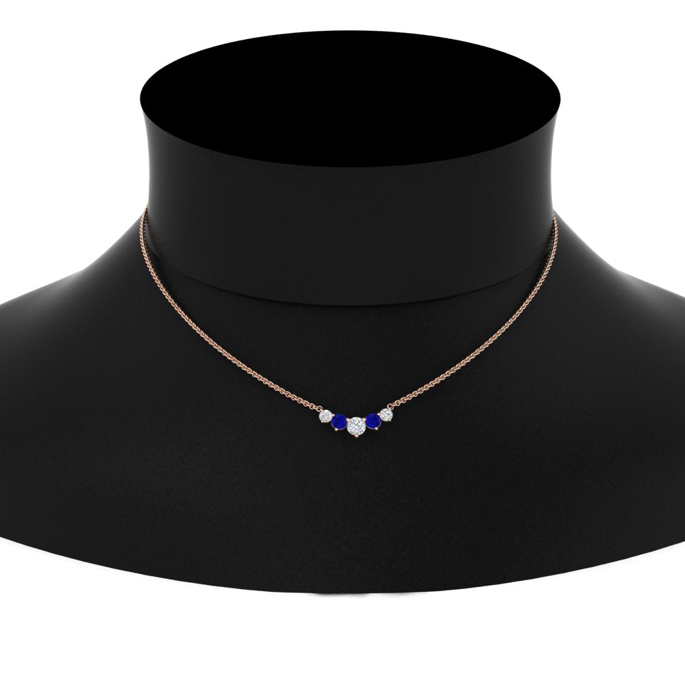1-carat-5-diamond-anniversary-gift-necklace-with-sapphire-in-FD-PD11130ROGSABL-1.00CT-NL-RG