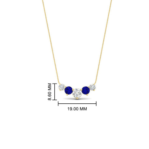 1-carat-5-diamond-anniversary-gift-necklace-with-sapphire-in-FD-PD11130ROGSABL-1.00CT-NL-YG
