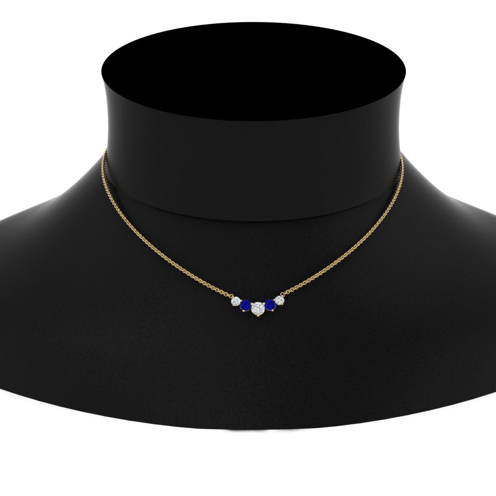 1-carat-5-diamond-anniversary-gift-necklace-with-sapphire-in-FD-PD11130ROGSABL-1.00CT-NL-YG