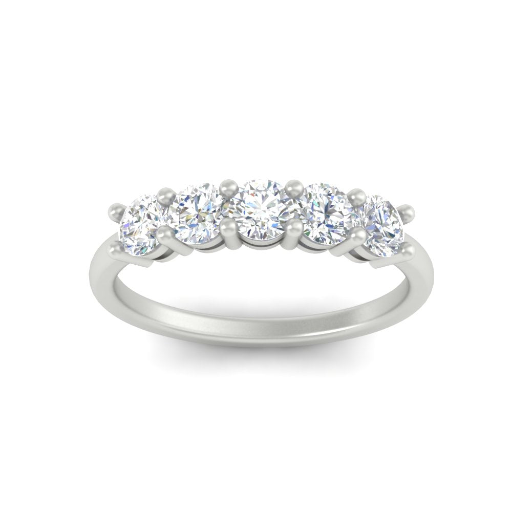 1-carat-5-stone-anniversary-diamond-wedding-ring-band-in-white-gold-FDENS141ROBANGLE5-1.00CT-NL-WG