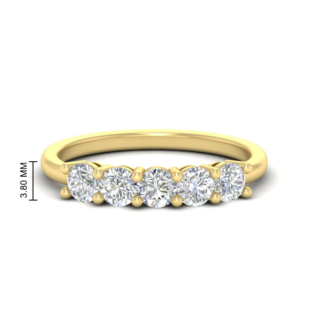 1-carat-5-stone-anniversary-diamond-wedding-ring-band-in-yellow-gold-FDENS141ROB-1.00CT-NL-YG-HW
