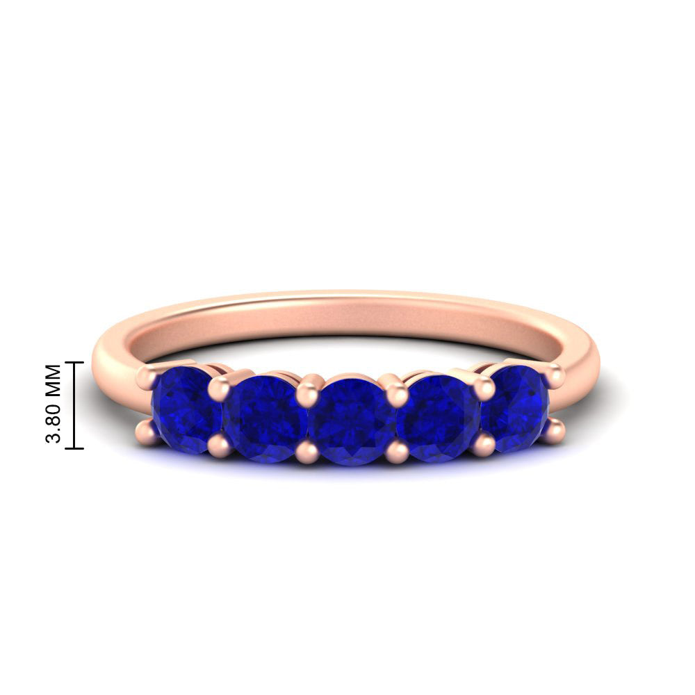 1-carat-5-stone-anniversary-sapphire-wedding-ring-band-in-rose-gold-FDENS141ROBGSABL-1.00CT-NL-RG-HW